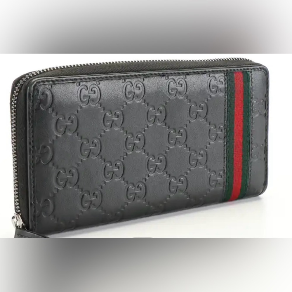 Gucci Continental Wallet with Sherry Line
